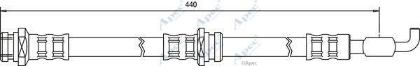 APEC BRAKING stabdžių žarnelė HOS3133